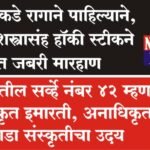 एकमेकांकडे रागाने पाहिल्याने, धारदार शस्त्रासंह हॉकी स्टीकने कोंढव्यात जबरी मारहाण